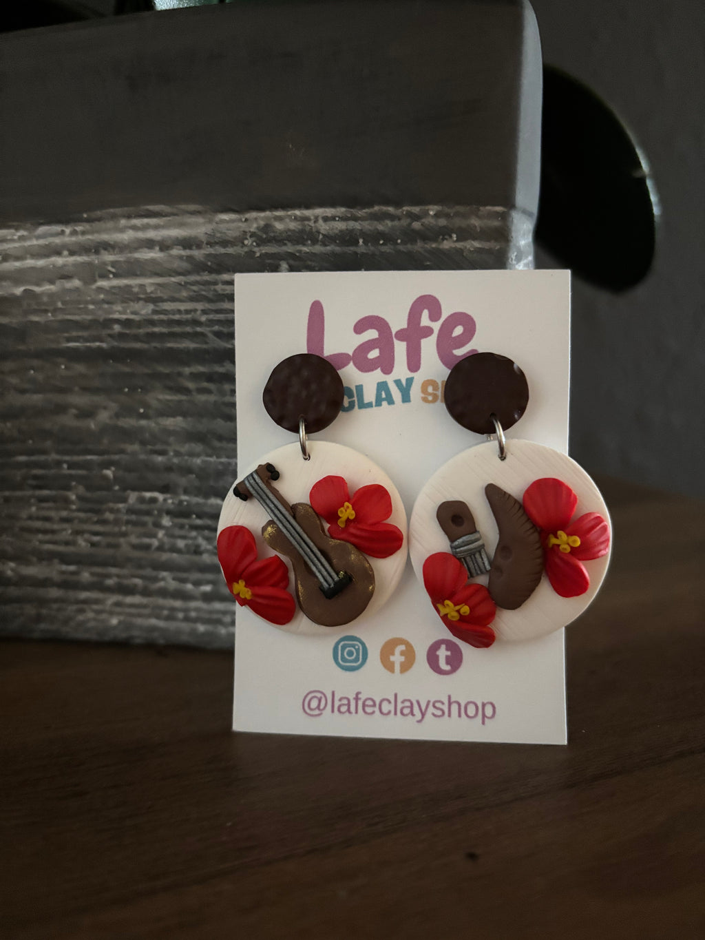 Guitar and Guiro Earrings
