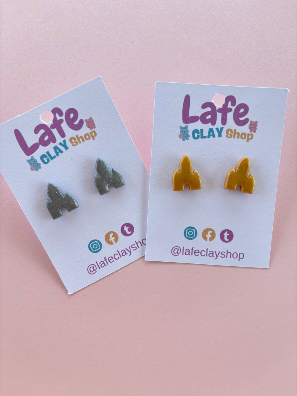 Castle Stud Earrings