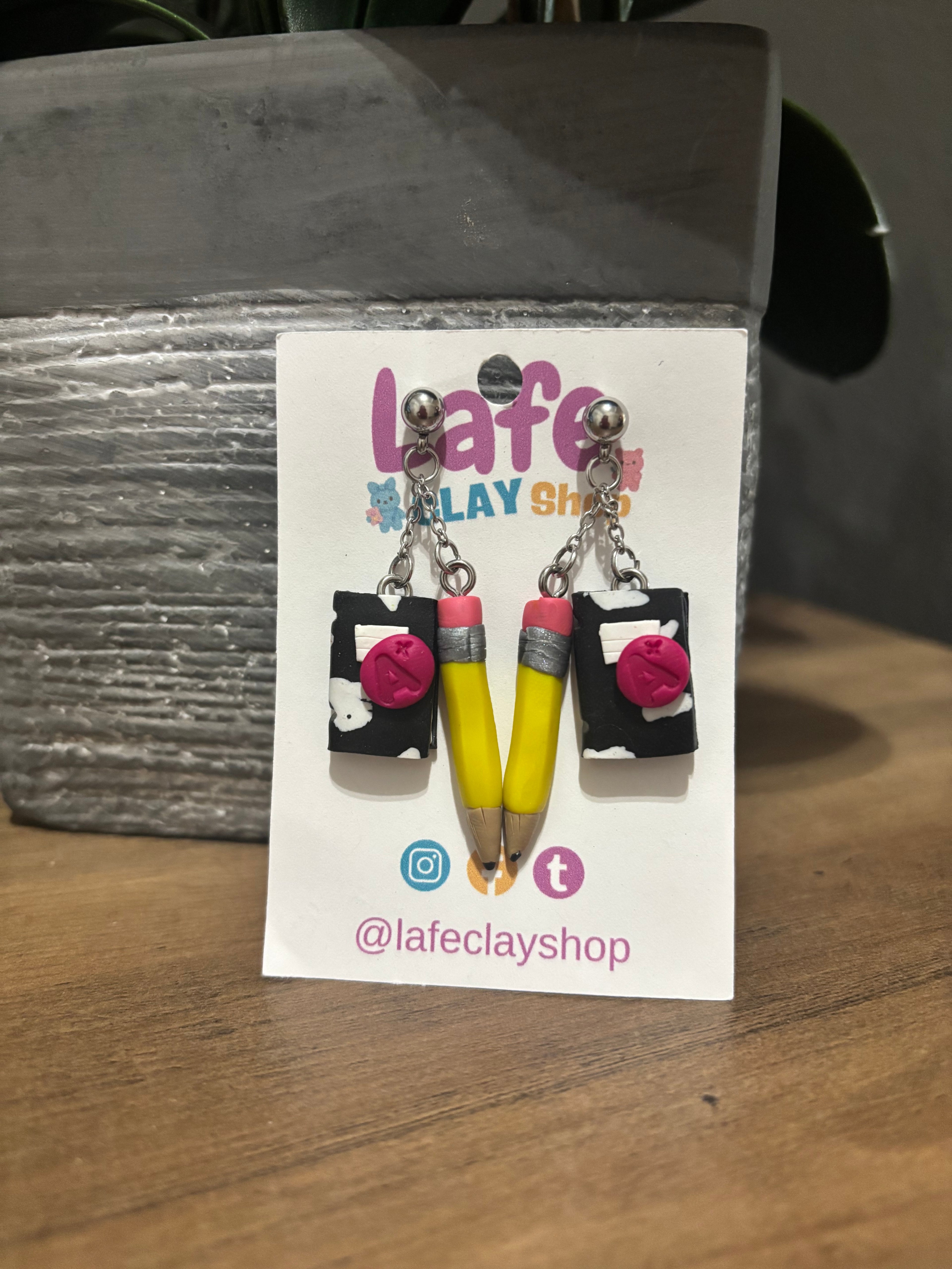 Notebook Pair Earrings