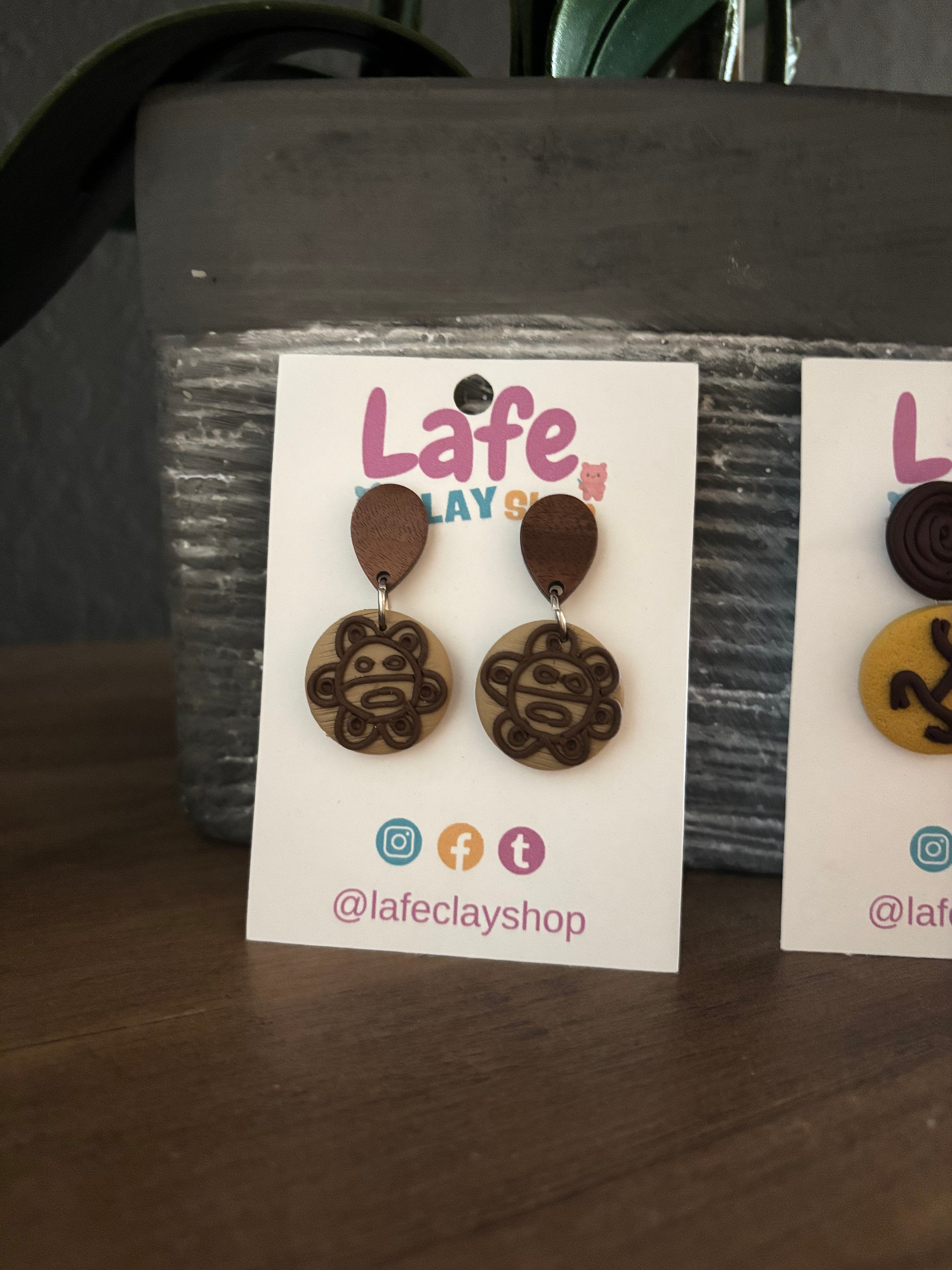 Coqui Taino y Sol Taino Earrings