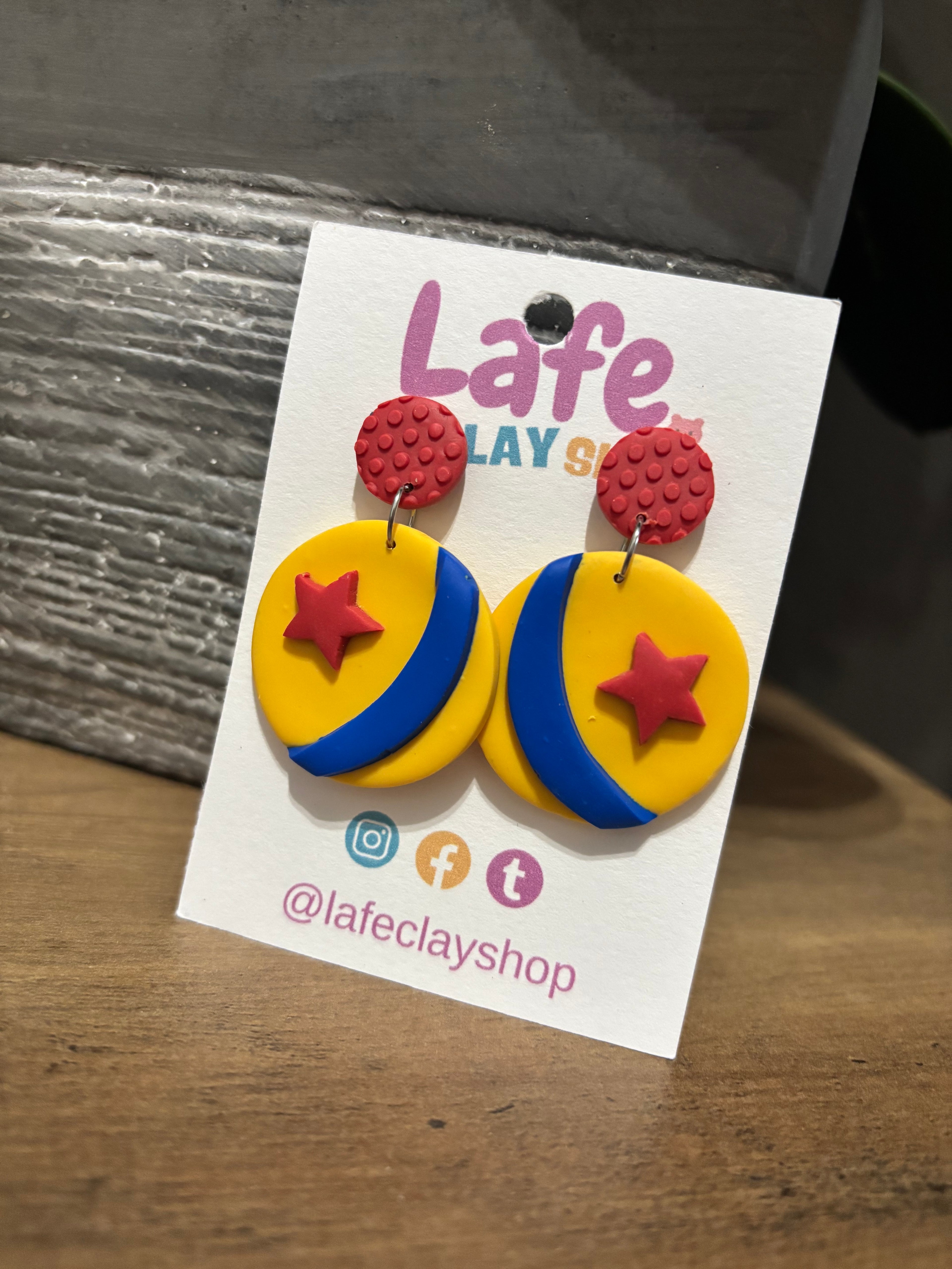 Pixar Ball Earrings