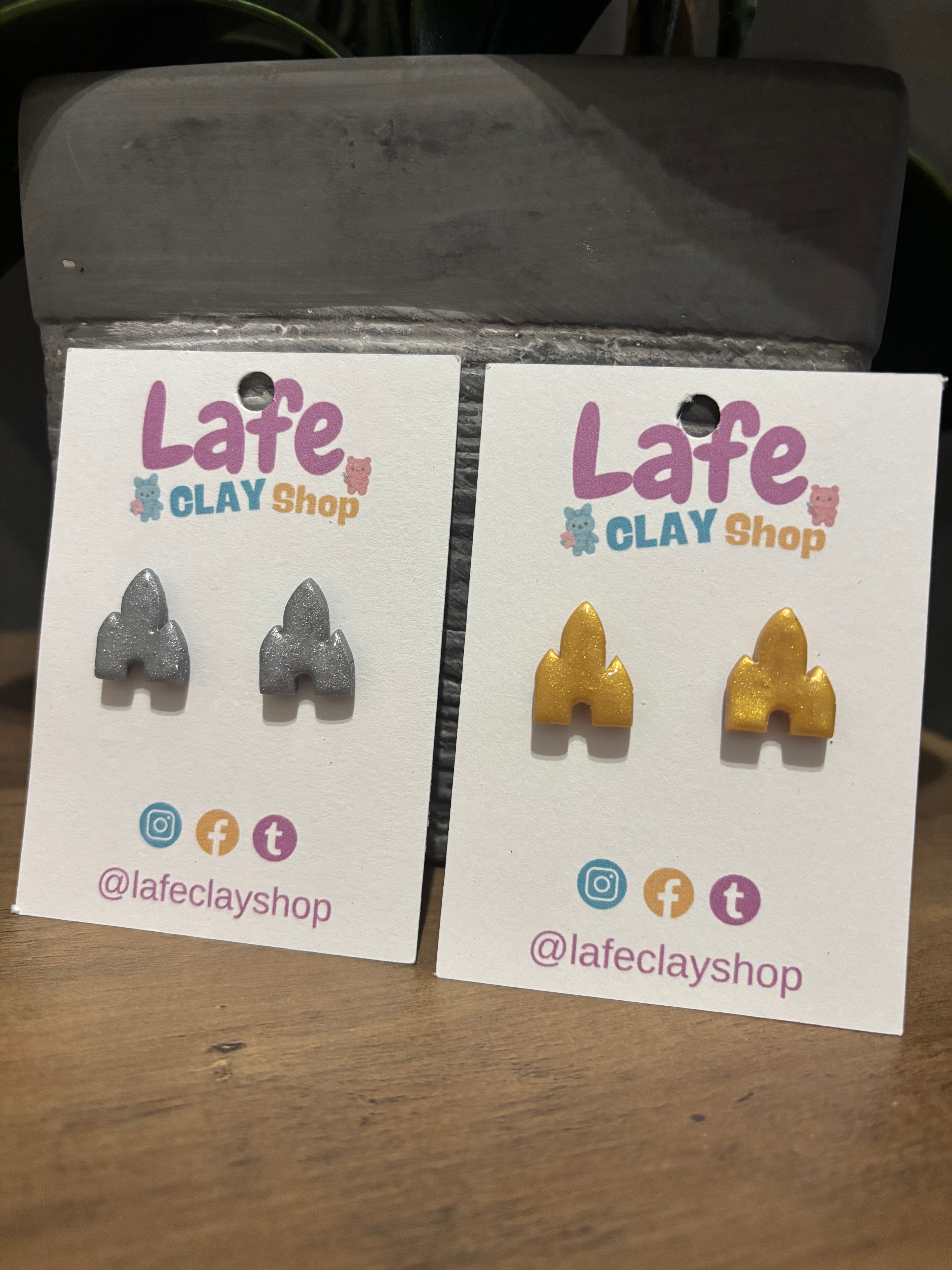 Castle Stud Earrings