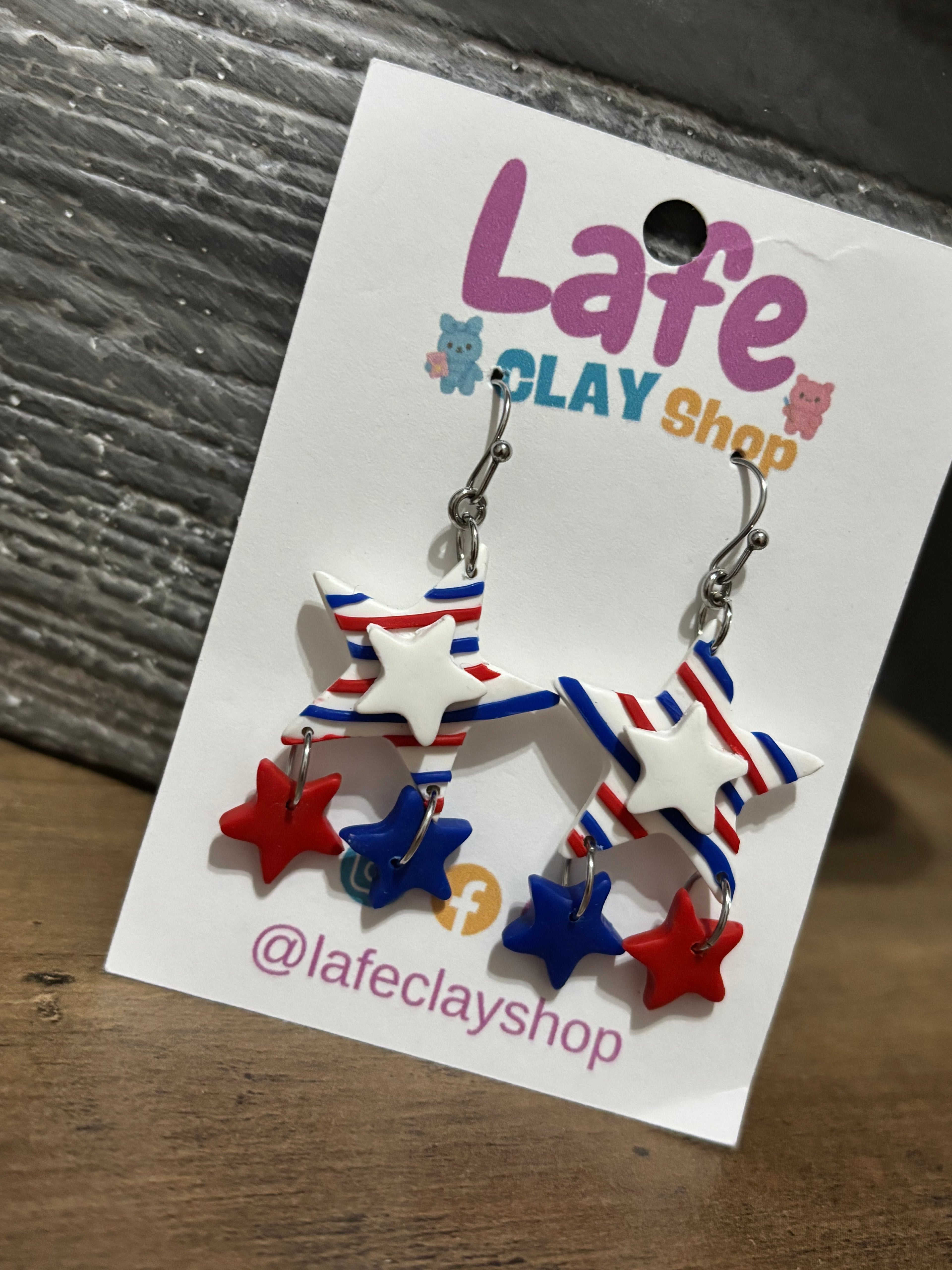 July 4th Earrings