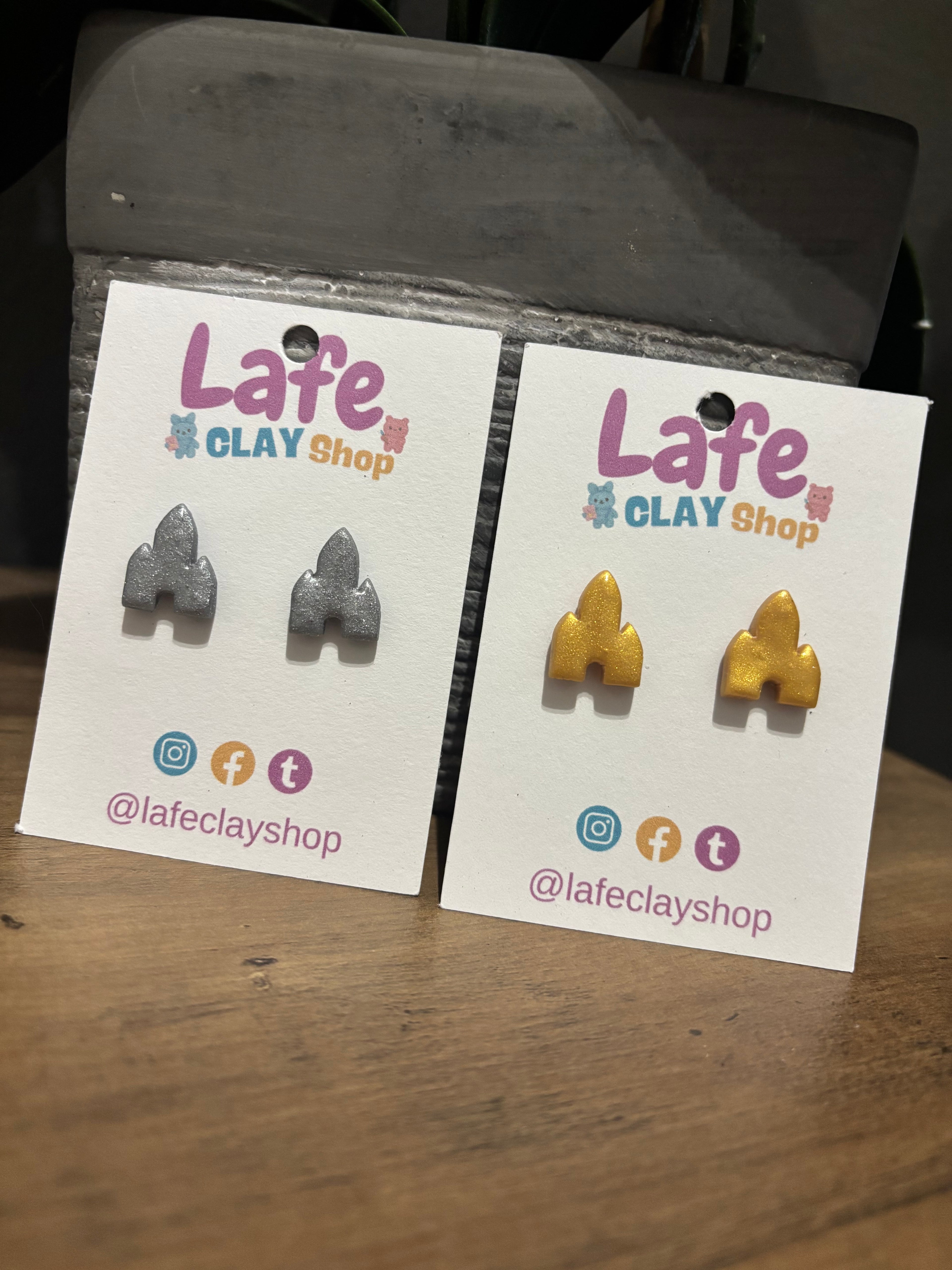 Castle Stud Earrings