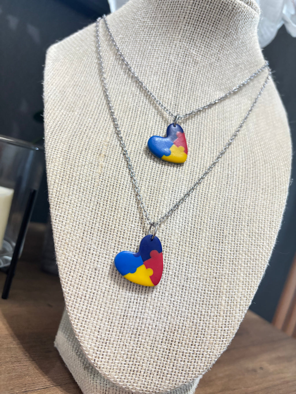 Autism Heart Necklace