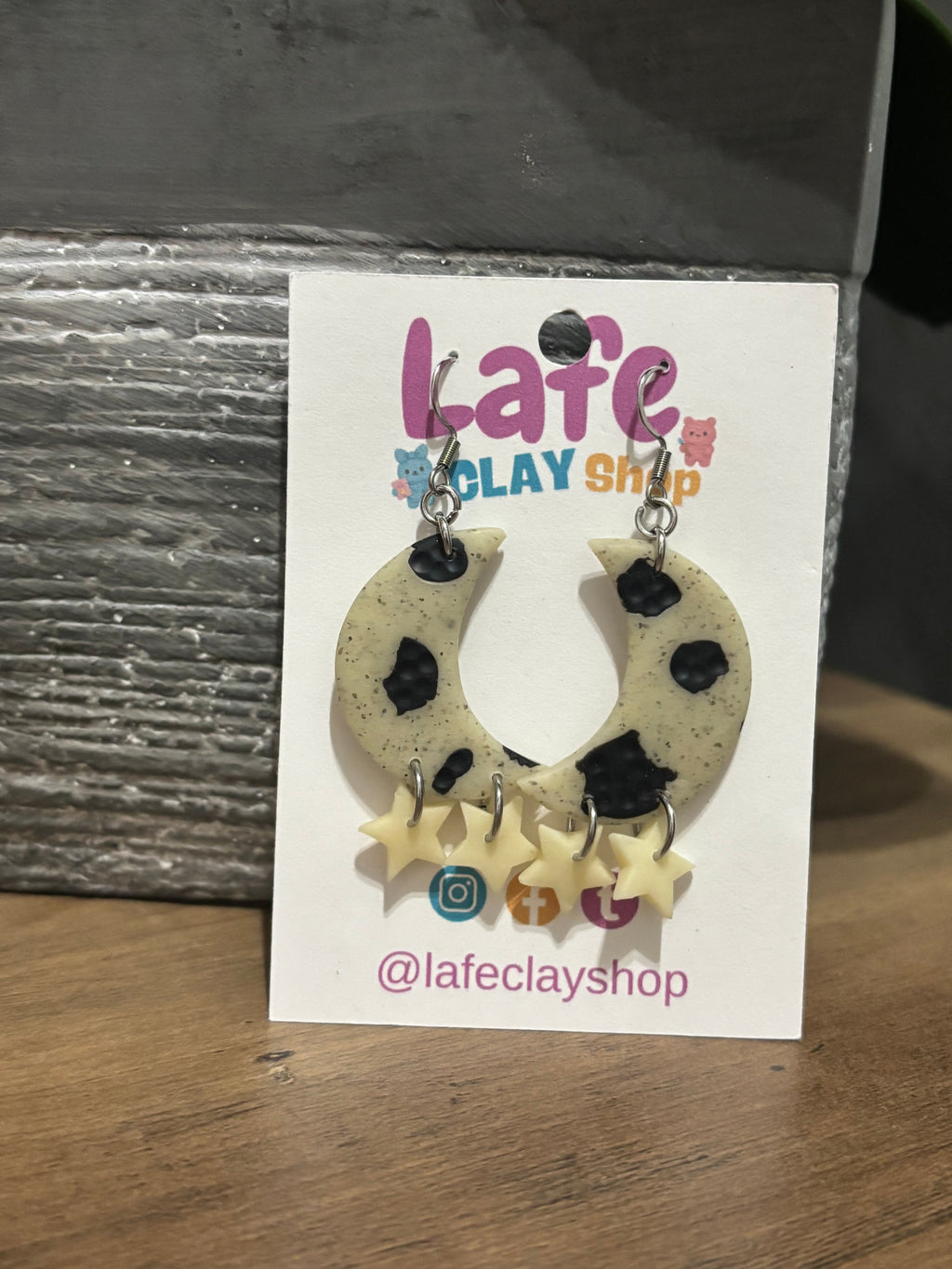 Moon Glow in the Dark Earrings