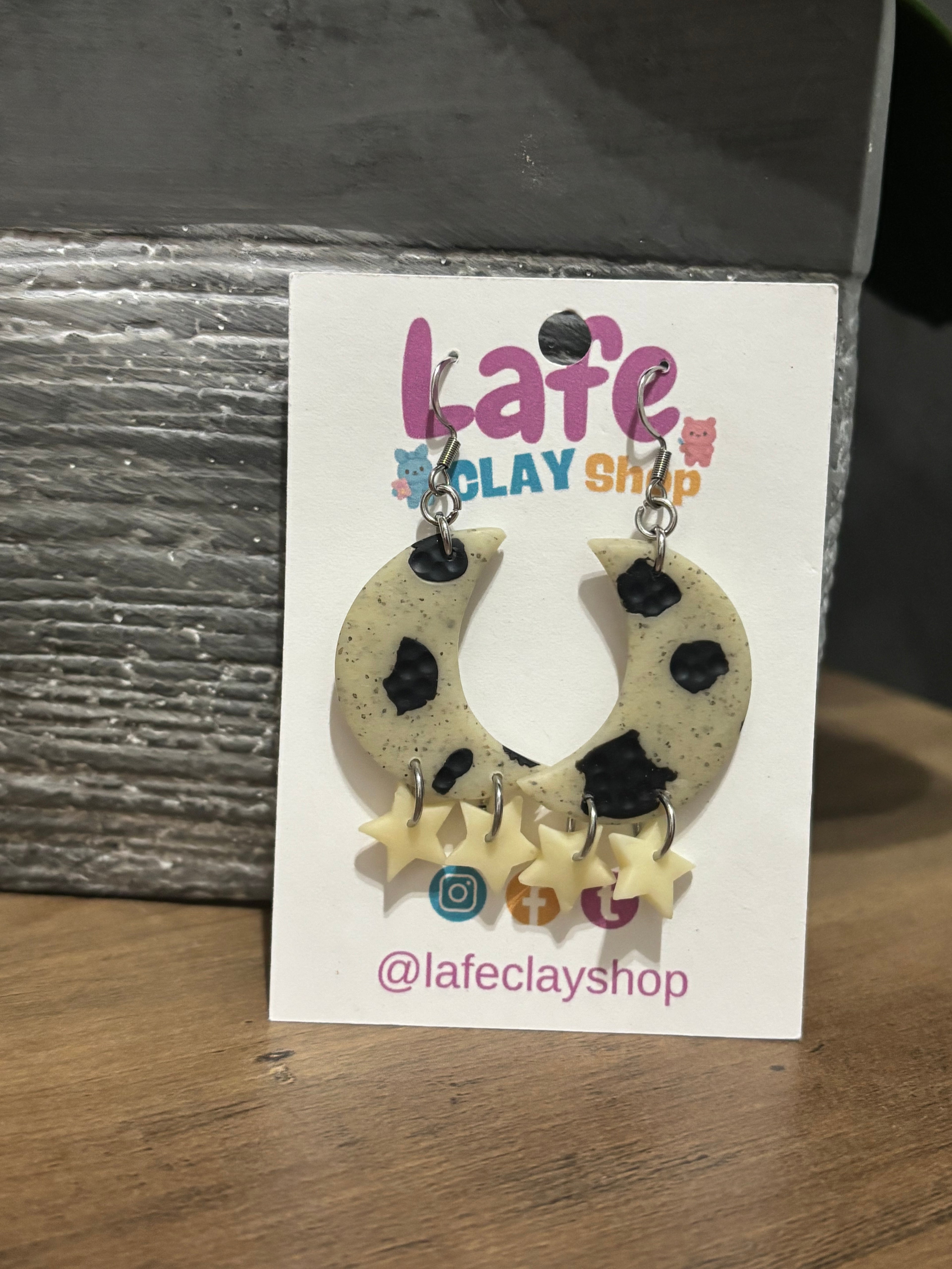 Moon Glow in the Dark Earrings