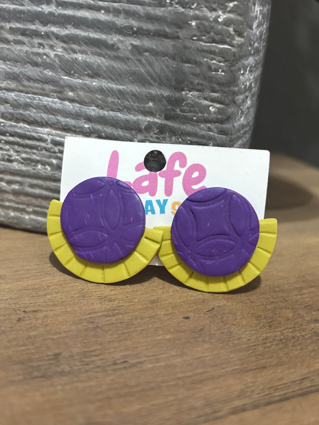 Purple and Green Studd