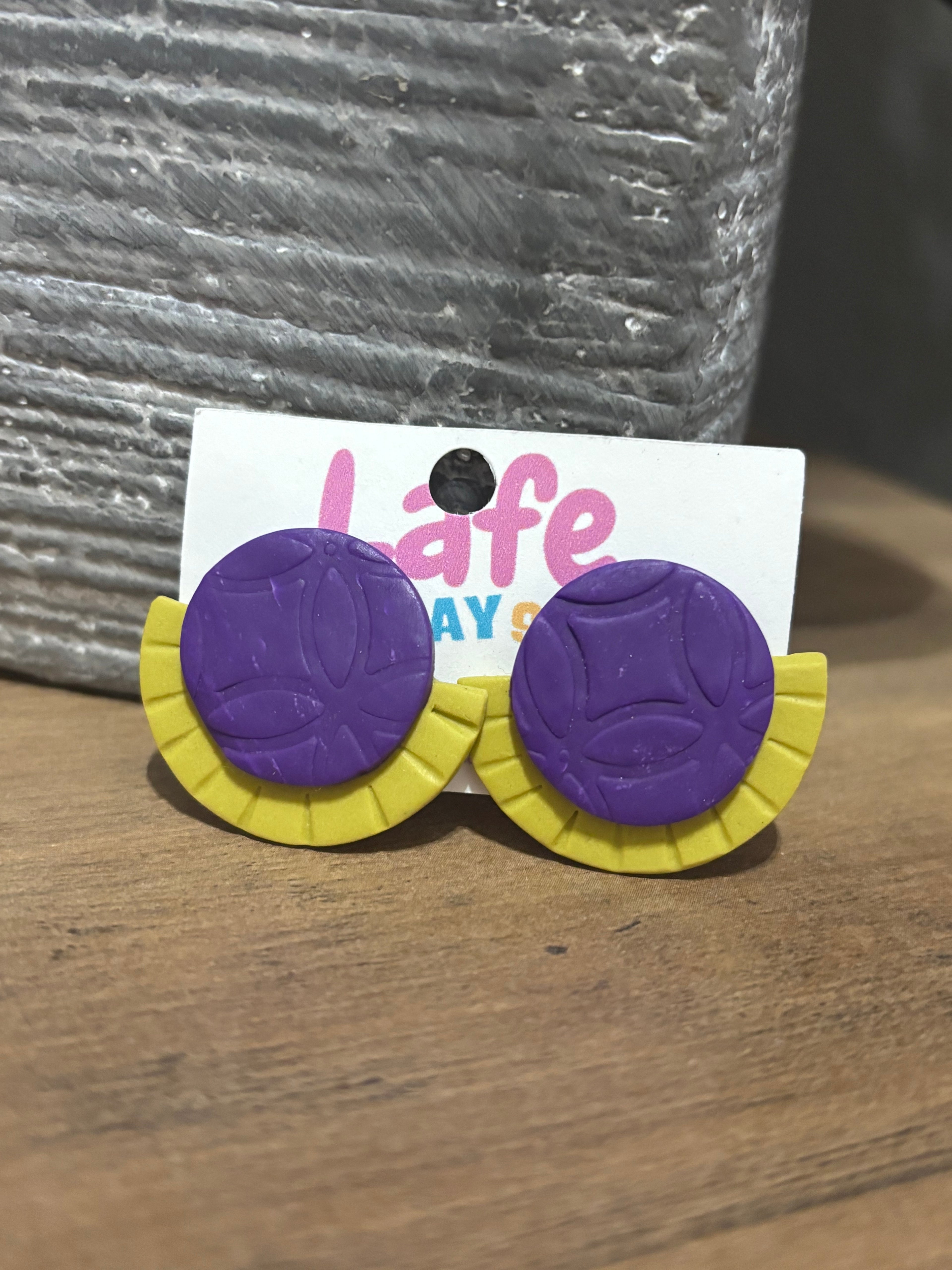 Purple and Green Studd