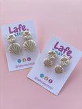 White Seashells Earrings