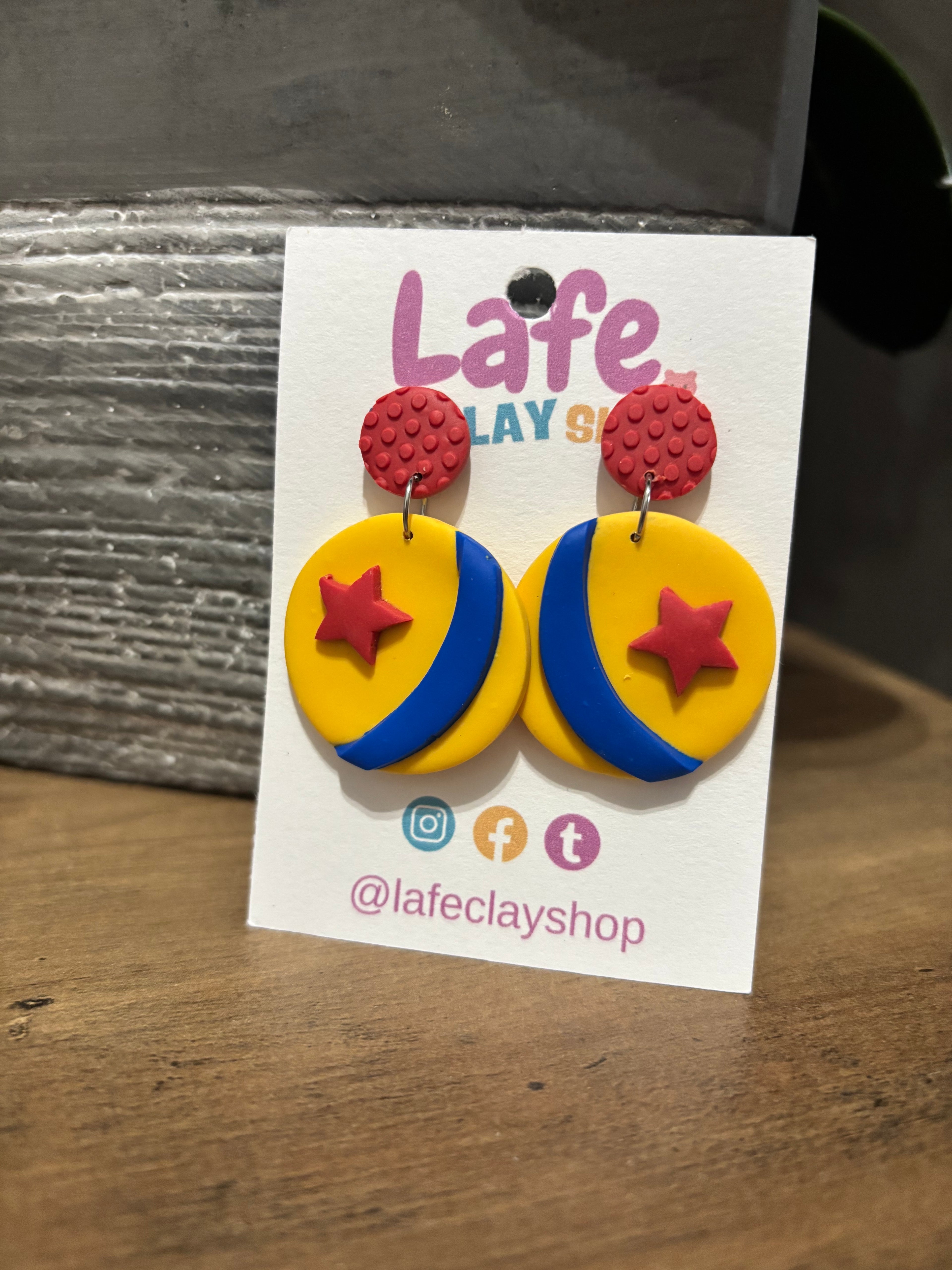 Pixar Ball Earrings