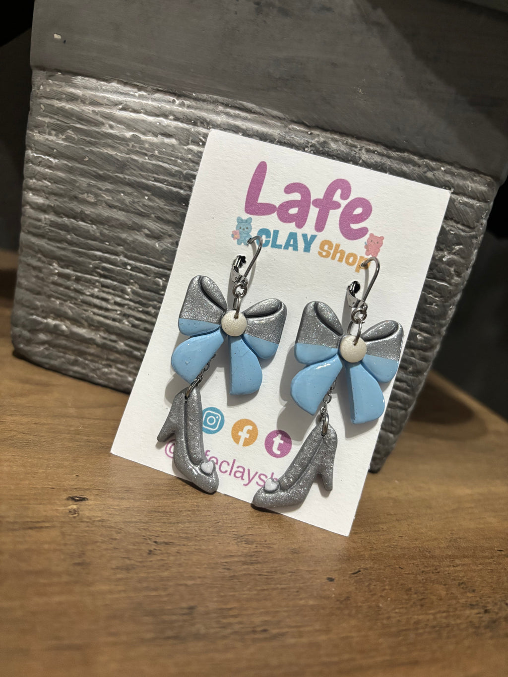 Glass Slipper Earrings