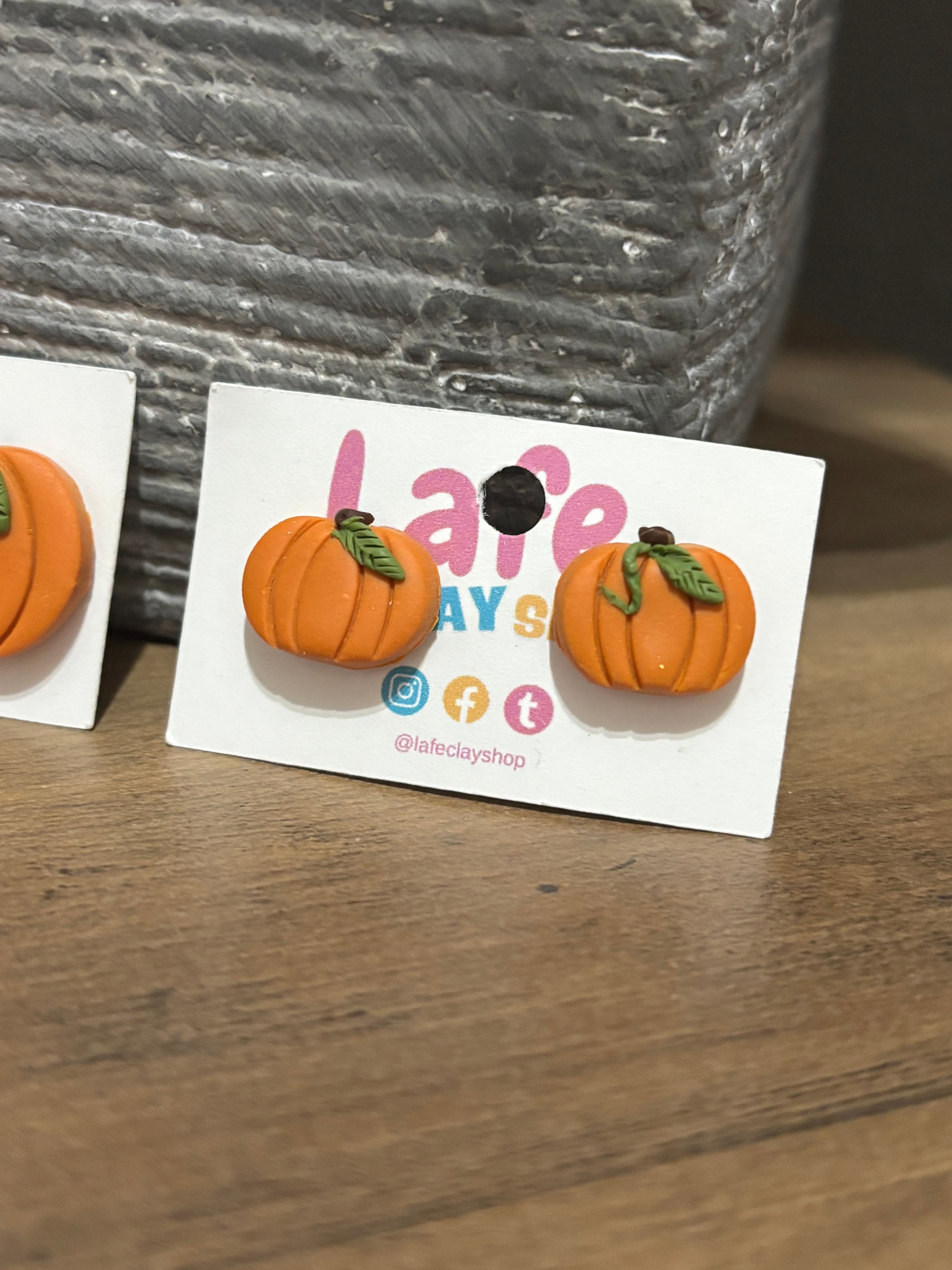 Pumpkin Fall Studs
