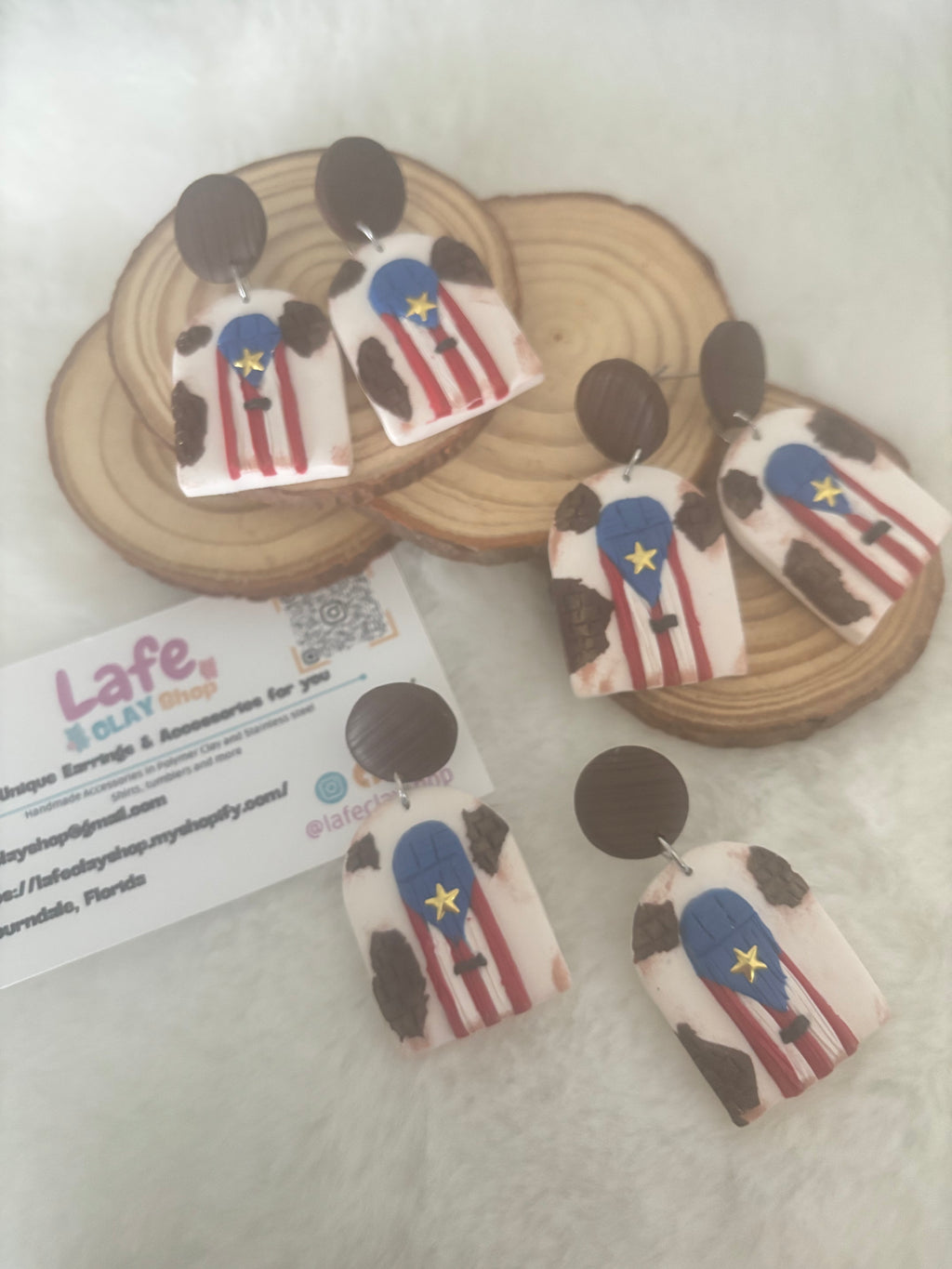 Puerto Rico Door Earrings