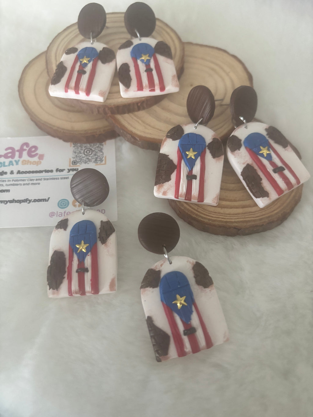 Puerto Rico Door Earrings