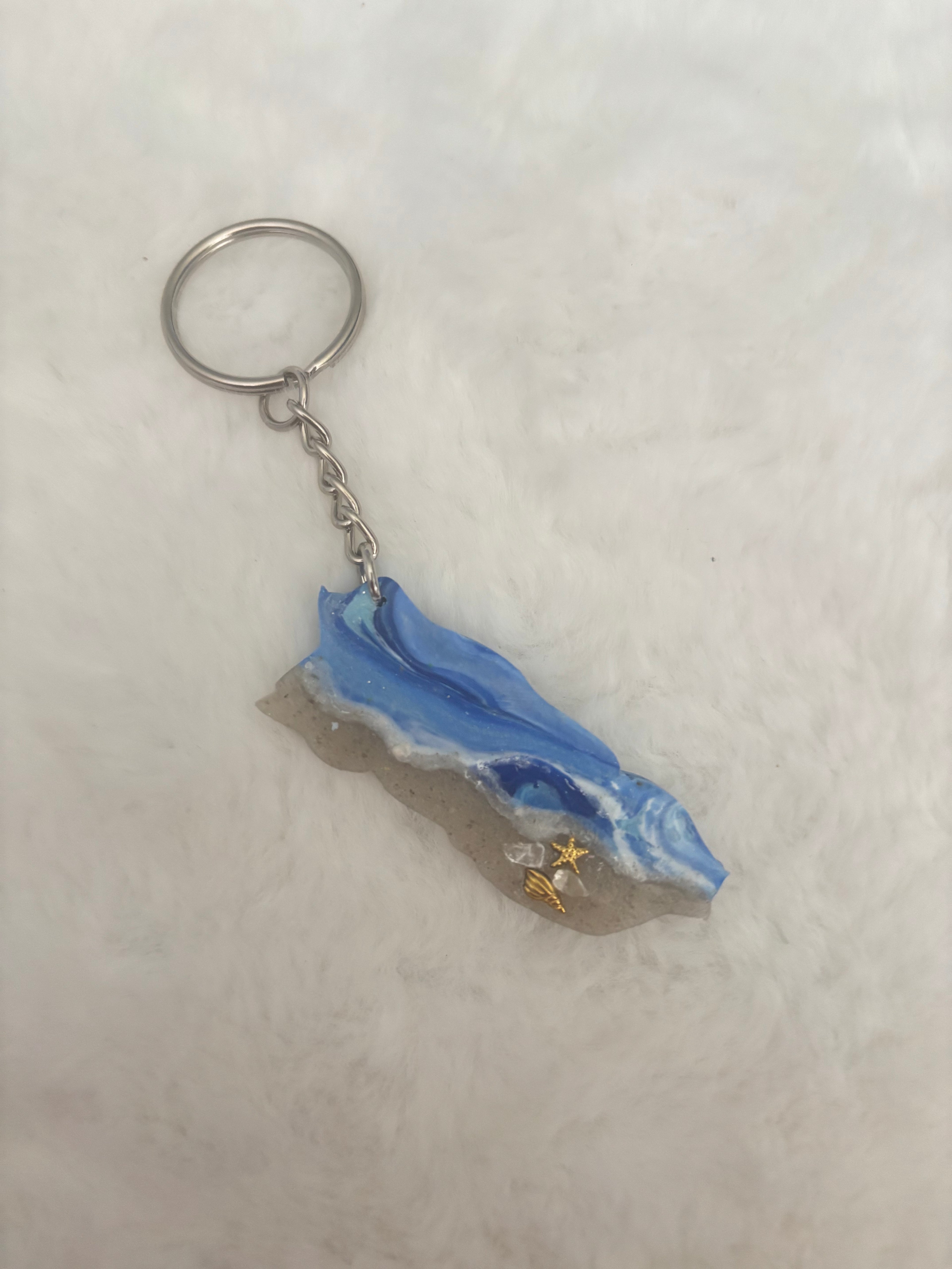 Puerto Rico Map Keychain
